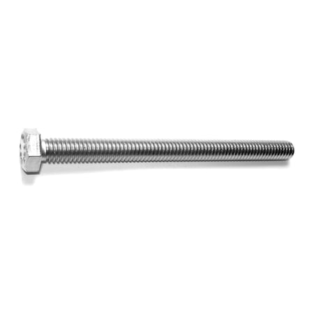 Midwest Fastener 18-8, 5/16"-18 Hex Head Tap Bolt, Plain Stainless Steel, 4 in L, 4 PK 78685